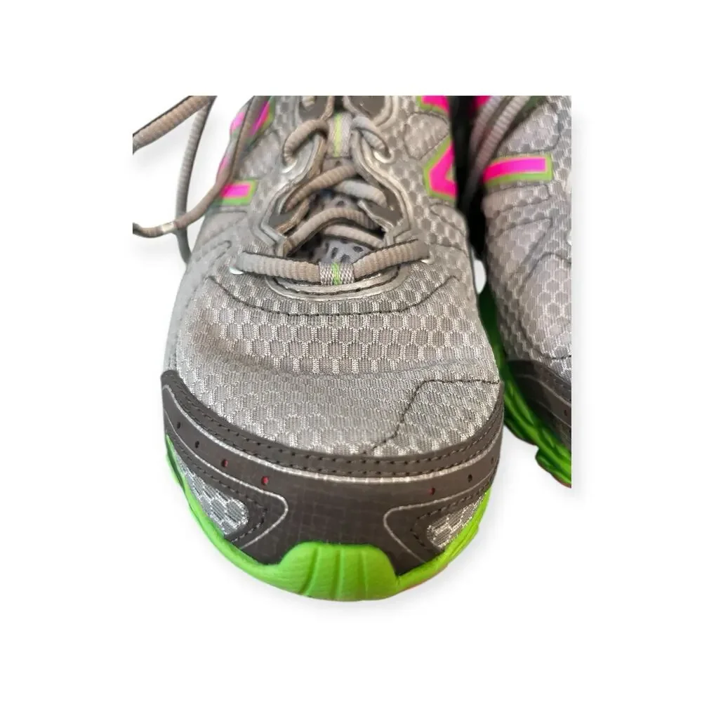 New Balance 590 V2 Running Shoes - Silver/Lime/Pink - Women’s 11